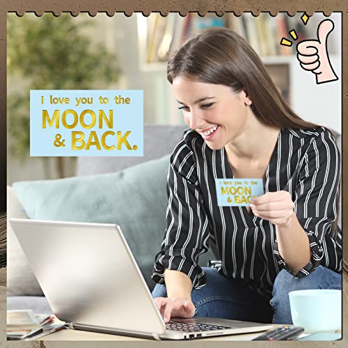 Jinei 300 Inspirational Affirmation Cards Bulk Daily Positive Motivational Gifts Cards Small Mini Encouragement Quotes for Women Coworker Team(Gilded Style) - style: Gilded Style
