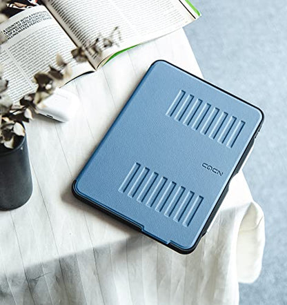 ZUGU Case iPad Pro 11 Inch Case, 1st/2nd/3rd/4th Generation 2018/2020/2021/2022, Slim Protective Cover, Wireless Apple Pencil Charging, Convenient Magnetic Stand. Sleep/Wake Cover, Slate Blue - color: Slate Blue