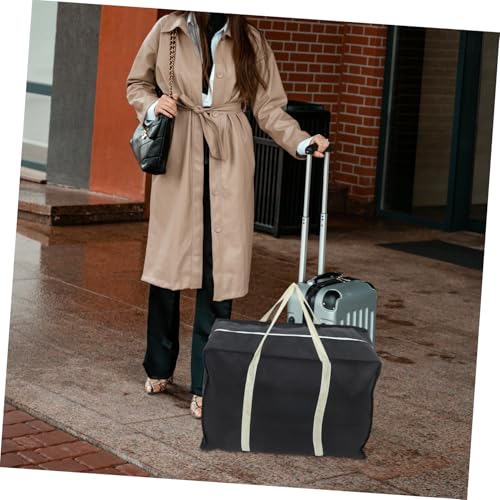 Reinforced Clothes Storage Bag Large Duffle Bag Zipper for Moving Comforter and Home Organization