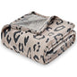 Three-Dimensional Leopard Print Flannel Fleece Throw Blanket, Lightweight Super Soft Cozy Plush Blanket for Couch Bed, 50 x 60 Inches, Chocolate Leopard - color: Chocolate Leopard, size: 50x60 IN
