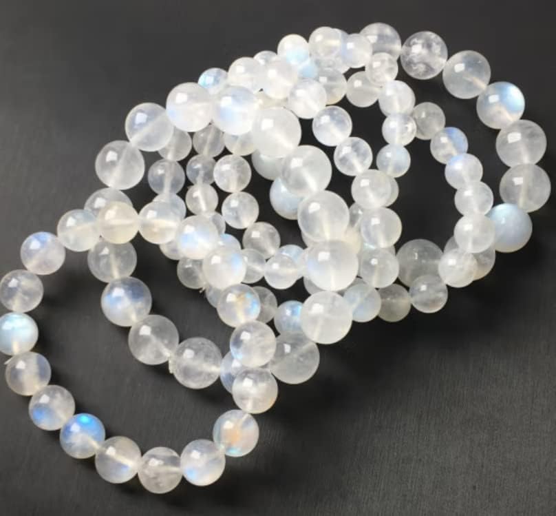 Single-pack of pure gemstone bracelets… - color: Blue-Moon-8MM