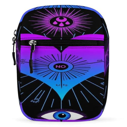 Stylish Messenger Bags Easy to Clean, Sling Backpack with Zipper, Crossbody Bag for Gym - color: Picture(348)