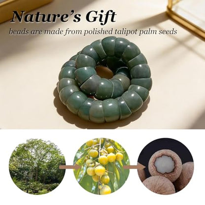 72ore Bodhi Bracelet Fidget Bracelet for Women Natural Bodhi Seed Bracelets Stretch Protection Healing Jewelry Anxiety Relief Items - color: A13:bodhi bracelet