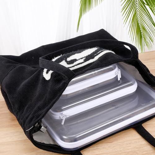 2 Pcs Clear Hard Shell Zipper Case, Portable Clear Zipper Pouches Hard Shell, Waterproof Plastic Transparent Storage Box Set with Double Zips for Cosmetic Stationery Snack Toy Storage Organizer Bins - size: 4in*1PCS,8in *1PCS