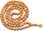 Rudraksh Mala, Natural Himalayan Genuine Original Rudraksha Rosary - style: Tulsi Chandan Jaap mala 7-8MM