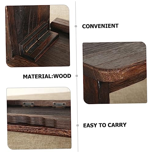 YARNOW Wooden Meditation Chair Zen Kneel Sit Stool Small Stool for Home Kneel Pad Suitable for Buddhist Practice
