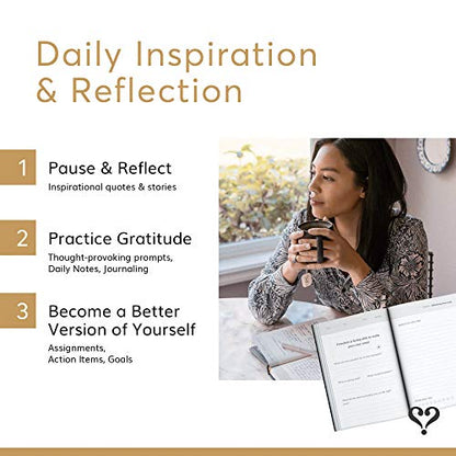 Vertellis Chapters | 13-Week Self Care Journal | 3-in-1 Gratitude Journal, Inspirational Writing Notebook, Guided Diary | Daily Reflection Journal for Mindfulness & Build Emotional Intelligence