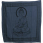 Buddha Indian Cotton Yoga Meditation Prayer Altar Cloth (40" x 40") (Gray) - color: Gray