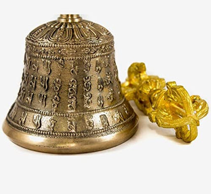 Hand Bell, Made From Materials, The Bells Help The Mind To Enter A Calm, Meditative Space(16cm) - size: 16cm