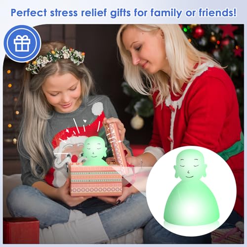 YeeBeny Breathing Lamp Guided Visual Meditation Tool for Mindfulness,Anxiety Relief&Calm Your Mind for Stress&Visual Relaxation and Restful Sleep,2 Breathing Modes, 4-7-8s and 4-4-4-4s