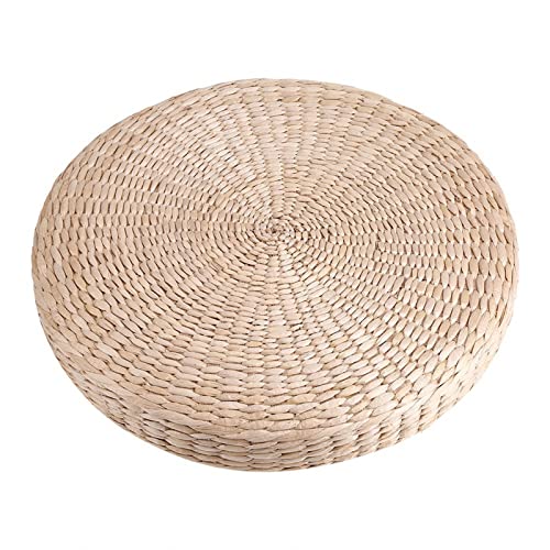 Dioche Meditation Pillow – 40cm Round Pouf Tatami Cushion, Floor Cushion for Yoga, Meditation, Home, Dining, Outdoor & Garden Decor