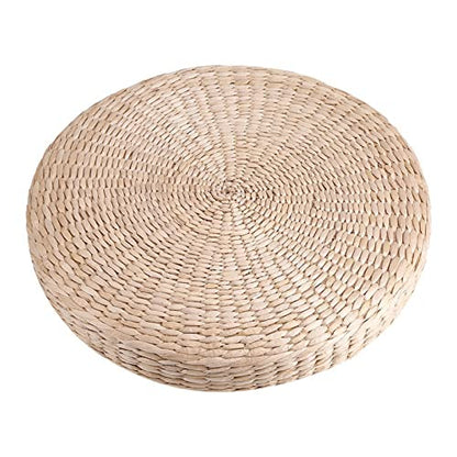 Dioche Meditation Pillow – 40cm Round Pouf Tatami Cushion, Floor Cushion for Yoga, Meditation, Home, Dining, Outdoor & Garden Decor