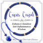 CASDAN Natural Crystal Beaded Bracelet for Women Natural Stone Adjustable Braided Rope Bracelets Spiritual Bracelet Inspirational Gifts - color: Lapis Lazuli