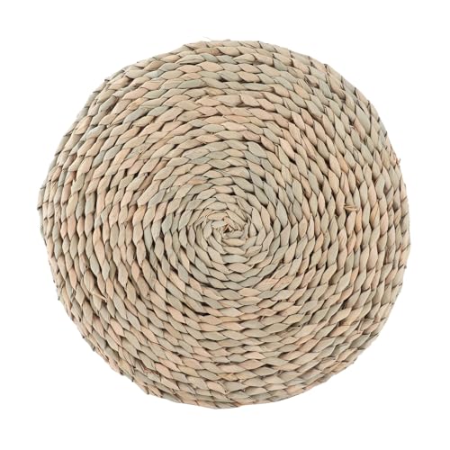 Meditation Cushions Yoga Cushion Meditation florensi Meditation Cushion Round Straw Cushion Yoga Meditation Cushion Silk Padding Floor Mat (Khaki1)