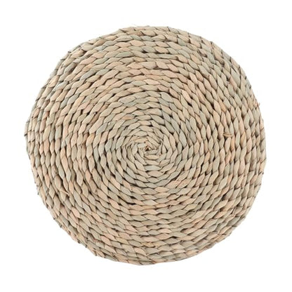 Meditation Cushions Yoga Cushion Meditation florensi Meditation Cushion Round Straw Cushion Yoga Meditation Cushion Silk Padding Floor Mat (Khaki1)