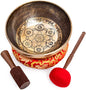 Large Tibetan Singing Bowl Set - 11" Master Healing Big Professional Grade For Sound Bath Chakra 7 Metal Meditation Yoga By Himalayan Bazaar