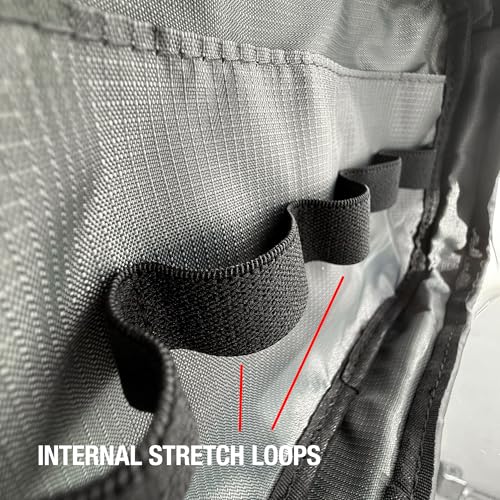 NEO Production Zipper Bags - Electronics & Camera Accessories Bag - Cable organizer, Gear Accessory Pouch, Travel Camera Essentials (Small, Black) - size: Small