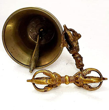 Hand Bell, Use This Bell to Help The Mind Enter A Calm, Meditative Space for Meditation, Prayer, Reiki, Wakefulness, Concentration, Healing