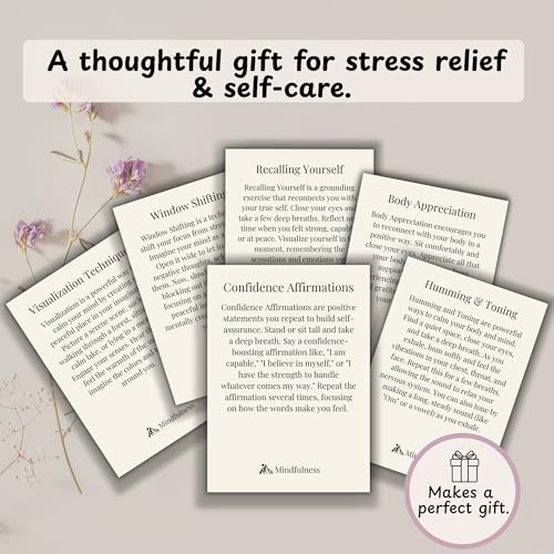 Somatic Therapy Cards with Exercises to Reset Your Nervous System, Relieve Anxiety, Soothe Stress, and Reconnect Through Mindfulness, Breathwork, and Daily Movement