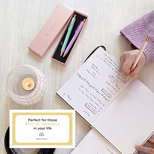 MESMOS Mindfulness Cards and Appreciate Pastel Pen Set. Self Care Gifts for Women, Stress Relief Gifts for Women, Inspiring Gifts for Women