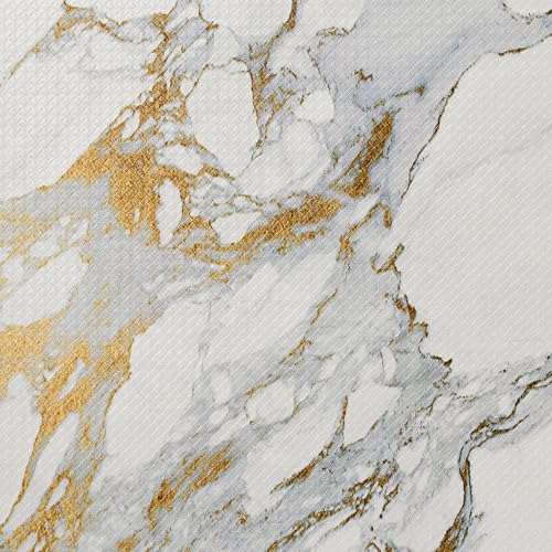 SoHome Cozy Living Anti Fatigue Mat Kitchen Mat Non Slip Stain Resistant Easy Clean 1/2 Inch Thick Kitchen Floor Mats, Marble Gold 17.5" x 30" - color: Gold, size: 30"L x 17.5"W x 0.5"Th