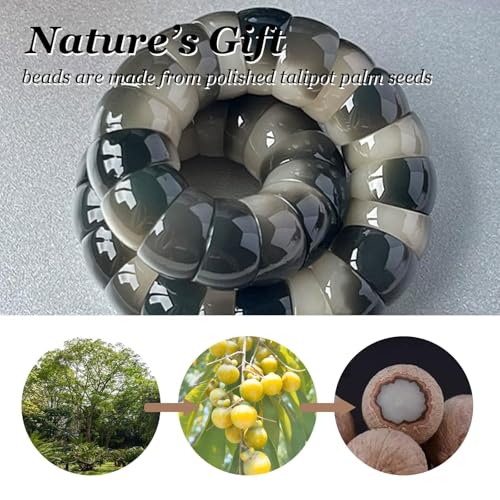 72ore Bodhi Bracelet Fidget Bracelet for Women Natural Bodhi Seed Bracelets Stretch Protection Healing Jewelry Anxiety Relief Items - color: A1:bodhi bracelet