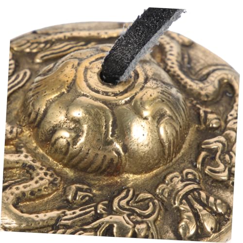 1pc Nepalese Handmade Meditation Cymbal Bell for Yoga and Mindfulness Practices with Storage Bag Lightweight Religious Percussion Instrument