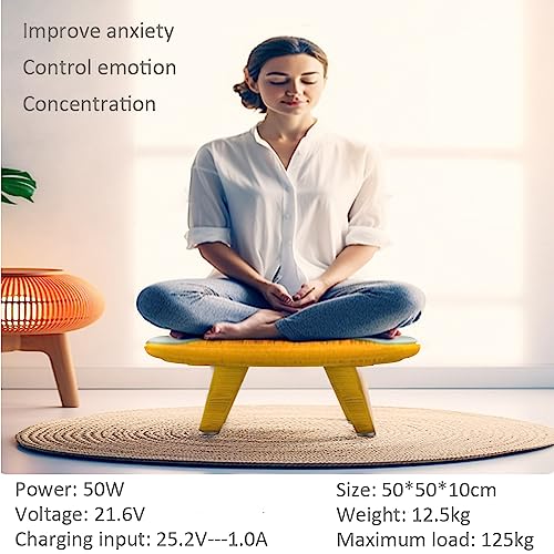 Folding Meditation Bench Meditation Kneeling Stool Non Slip Mat with Simulate 0 Gravity, for Women Men Prayer Yoga