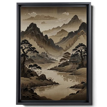 Japanese Wall Art, Minimalist Wall Art, Neutral Abstract Art, Modern Minimalist, Zen Wall Art, Zen Printed Wall Art, Japanese Art Print, Wall Art Canvas, Wall