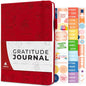 Clever Fox Gratitude Journal – Happiness, Positivity & Affirmation Daily Journal – Inspirational Daily Notebook – 3 Months, A5 (Red) - color: Red, size: A5 (5.8″ x 8.3″)