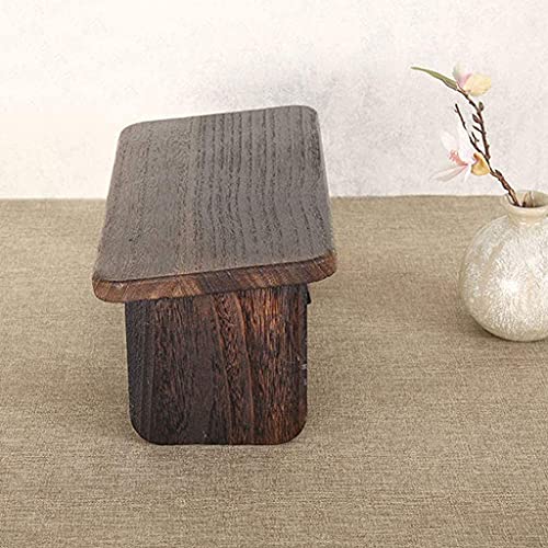 Portable Kneeling Meditation Bench with Foldable Legs, Perfect Kneeling Stool Ergonomic Solid Wood Yoga Bench for Extended Practice