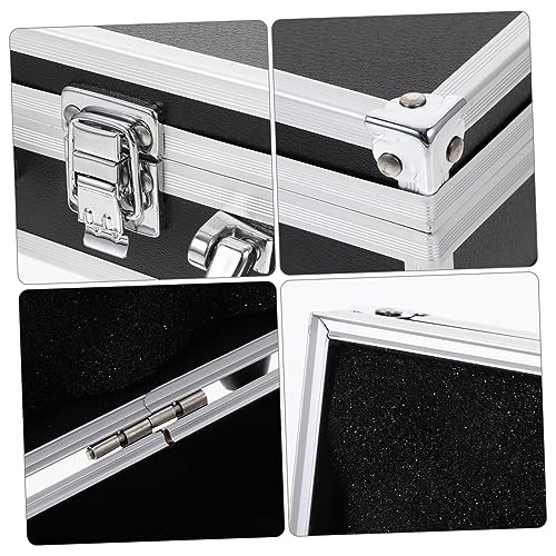 Aluminum Alloy Toolbox Multifunctional Portable Instrument Case Lock Sturdy Storage Box for Tools and Equipment Lightweight Carrying Briefcase for Men