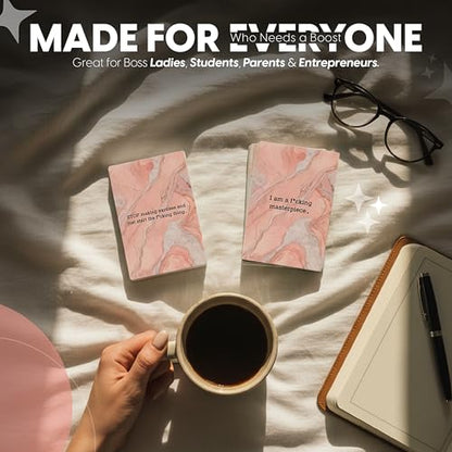 Badass Affirmations for Women – 54 Inspirational Affirmation Cards | Positive Self Care & Manifestation Deck, Funny Daily Motivation Cards, Empowerment Gifts for Women, Best Friend, and Coworker