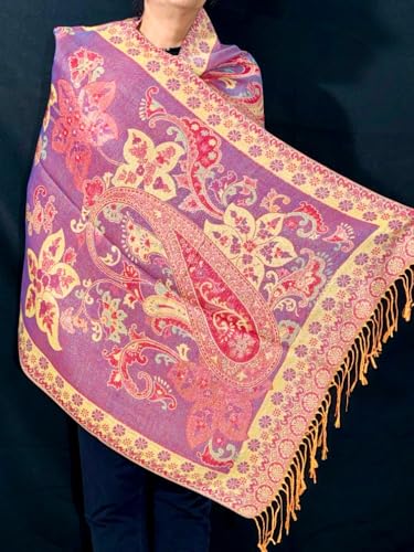 Wool Prayer Shawl 2025 Large Reversible Pashmina Silk Scarf nyc Travel Blanket Scarf Winter Wraps for Elegant LUXURY Meditation Extra Soft Boho Extra big unisex Warm Autumn PREMIUM QUALITY wrap 5654