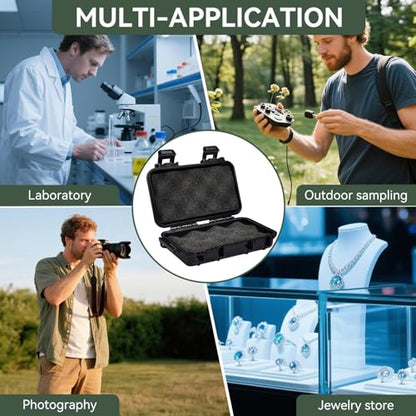 Outdoor Case, Water Proof Dry Box Shockproof and Pressureproof Sealed Storage Tool Organizer Electronic Devices Carry Protector for Camping Hiking