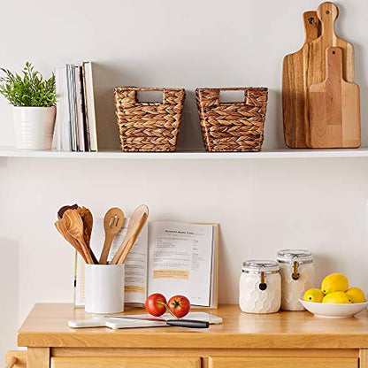DII Hyacinth Collection Storage Baskets, Dark Brown, Medium Set, 2 Piece - color: Dark Brown, size: Medium Set, Single Size