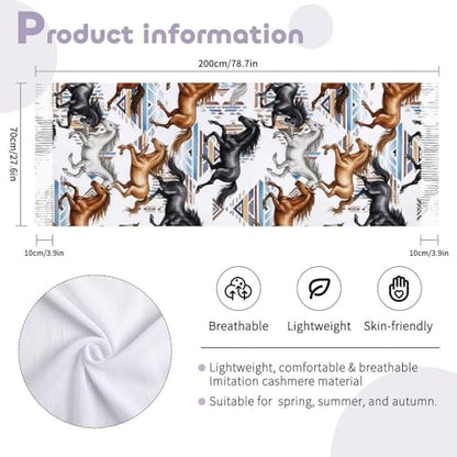 Ladies Warm Autumn Scarf Pashmina Wraps Shawl Winter Cozy - color: Picture (374)