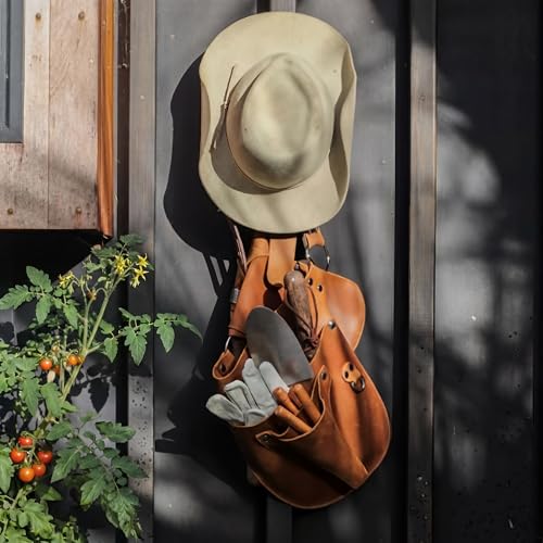 Leather Garden Tool Belt - Gardening gifts for women- Utility belt - Garden Tools Organizer Holster Pouch -Gift for Gardeners and Florists