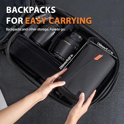 Osmo Pocket 3 Carry Bag for Xtra Muse/Osmo Pocket 3/ Osmo Mobile 7P /SEAccessories, Portable Travel Large Case Waterproof Multilayer All in One Storage Bag for Insta360 Flow Pro 2