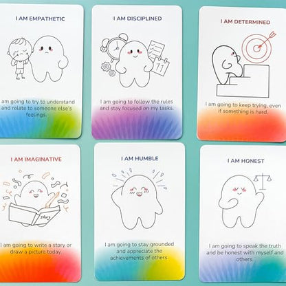 QUOKKA Meditation & Affirmation Cards Bundle – 220 Cards for Adults and Kids