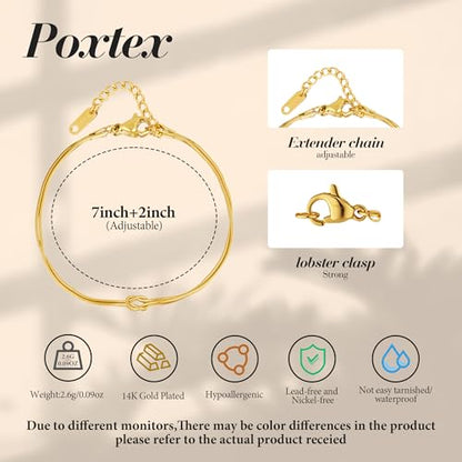 3mm Diamond Classic Tennis Bracelet for Women Dainty, Gold Jesus Cross Bracelets Trendy, 14K Gold Plated Heart/Evil Eye/Pearl/Starfish & Seashell Charm Bracelets for Women Bulk - style: Knot-Gold