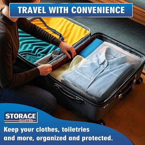 Large 3 Gallon Zippered Plastic Bags for Storage- 16'' x 18'', Ideal for Clothes Clothing, Travel, Moving, 2-mil Thick Clear Plastic, 15 pack - size: 3 gal-15 pack