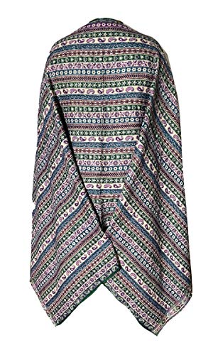 Tibetan Meditation Shawl 100% Yak Wool Handloom Thickened Geometric Open Shawl Cloak Scarf of Tourism Ethnic Wind Tibet Keeping Warm in Autumn 0183 Highwaypay.net BOHO NYC