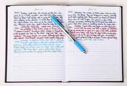 LifeStory Publishing Hard Cover 5 Year Journal | The Easiest to Use Five Year Journal | Quick and Easy Five Year Daily Journal System | 6x8.25 Inch Size (Periwinkle Blue) - color: Periwinkle Blue