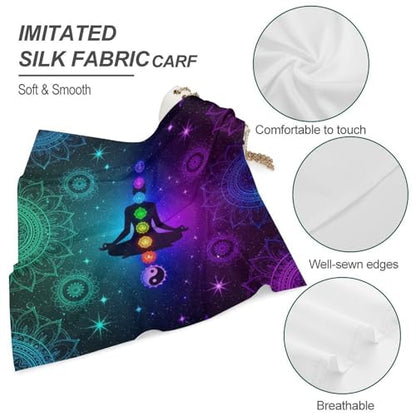 Women's Boho Head Scarf, Stylish Hair Wrap & Reusable Face Mask for Summer Outings - color: Style (409), size: 18"x18"