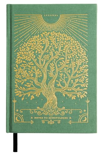 Notes to Mindfulness Daily Journal for Women With Prompts, Illustrated Gratitude & Positivity Journal, Undated Guided Journal, Hardbound Wellness Journal - Intelligent Change x Chelsea Kauai (Sage - color: Sage Green