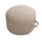 thefancypumpkin Yoga Meditation Tatami Floor Pillow Seat Cushion Zafu Foot Stool, Beige - color: Beige