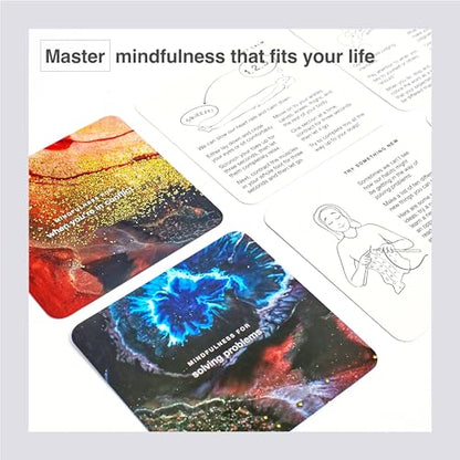 Mindfulness Cards | 48 Research-Backed Techniques for Real-Life Situations | Emotional Intelligence, Growth Mindset, Conflict Resolution, & Daily Mindfulness