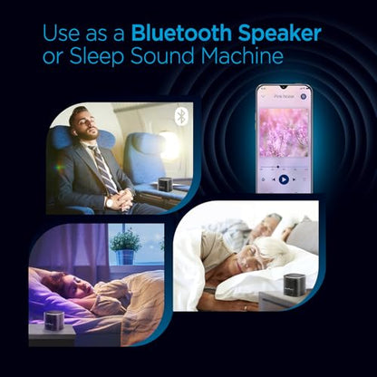 Sound Oasis® Bluetooth® Tinnitus Sound Therapy System® – 25 Built-in Tinnitus Relief & Relaxation Sounds, Extended 12-Hour Sound Tracks, Rechargeable Bluetooth Speaker for Sleep & Sound Masking - size: BST-80-25T