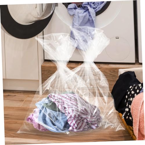 Alipis 4pcs Extra Large Transparent Pe Storage Bags for Luggage and Furniture Tear-Resistant Covers for Clothing Bedding and Toys Moving and Organization